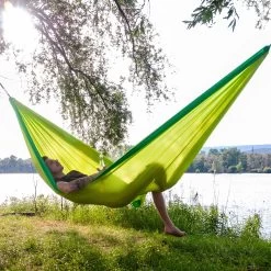 LA SIESTA Doppel-Reisehängematte Colibri 3.0, Palm, Bis 180 Kg, Reißfest, Leicht -Fashion Garden Store 3940200285 Doppel Reisehaengematte Colibri 3 0 Palm Nylon Stoff 5 61190