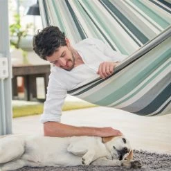 Single-Hängematte 'Paloma', La Siesta, Grau, Bio-Baumwolle, 26 X 21 X 19 Cm -Fashion Garden Store 3940200302 Single Haengematte Paloma Geschenkbox Bio Baumwolle 6 86547