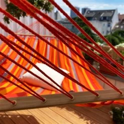 LA SIESTA Doppel-Stabhängematte 'Alisio' -Fashion Garden Store 3940200310 Doppel Stabhaengematte Alisio Tucan wetterbestaendig 3 86059