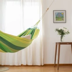 LA SIESTA Hängematte 'Modesta', Jungle, Single - L 300 X B 140 Cm -Fashion Garden Store 3940200329 Single Haengematte Modesta Jungle Bio Baumwolle 4 106089