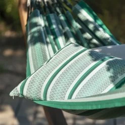 LA SIESTA Hängematte 'Modesta', Agave, Doppel - L 350 X B 160 Cm -Fashion Garden Store 3940200338 Doppel Haengematte Modesta Agave Bio Baumwolle 2 106116