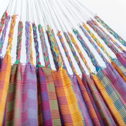 LA SIESTA Doppel-Hängematte 'Modesta', Flowers, 350 X 160 Cm -Fashion Garden Store 3940200339 Doppel Haengematte Flora Flowers Bio Baumwolle 6 106122