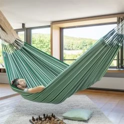 LA SIESTA Hängematte 'Modesta', Agave -Fashion Garden Store 3940200345 Kingsize Haengematte Modesta Agave Bio Baumwolle 3 106136