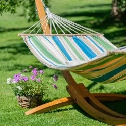 Single Stabhängematte & Gestell, Green Bay 9 Single Stabhängematte & Gestell, Green Bay -Fashion Garden Store 3940200346 Single Stabhaengematte Gestell Green Bay Larch Stand FSC 3 106139