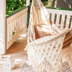 LA SIESTA Kingsize Hängematte 'Bossanova', Muscade -Fashion Garden Store 3940200350 Kingsize Haengematte Bossanova Muscade Bio Baumwolle 3 106163