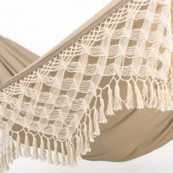 LA SIESTA Kingsize Hängematte 'Bossanova', Muscade -Fashion Garden Store 3940200350 Kingsize Haengematte Bossanova Muscade Bio Baumwolle 4 106164