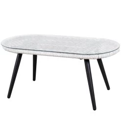 Sitzmöbelgruppe 'Nairobi' Inkl. Auflagen, 4-teilig, Grau -Fashion Garden Store 3950101014 Alu Geflechtgruppe Nairobi 4tlg grau inkl Kissen 4 86027