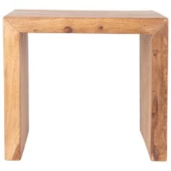 YOGA Tisch Cube Im Indischen Stil, Massives Sheeshamholz, Natur -Fashion Garden Store 3980100045 YOGA Indien Tisch Cube mittelgross 5 98059