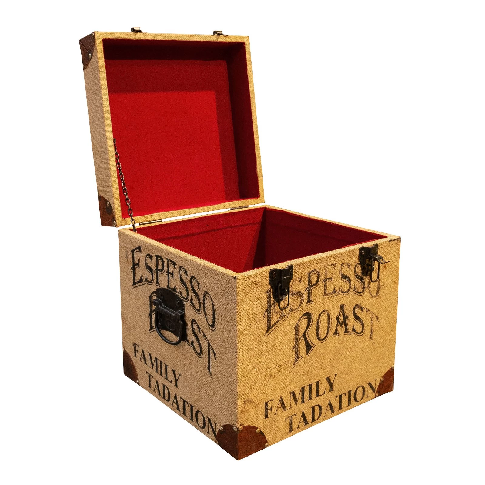 HIMALAYA Truhe Mit Aufdruck, Recyceltes Holz, Ca. Ca. 37 X 37 X 37 Cm 6 HIMALAYA Truhe Mit Aufdruck, Recyceltes Holz, Ca. Ca. 37 X 37 X 37 Cm – Bild 4