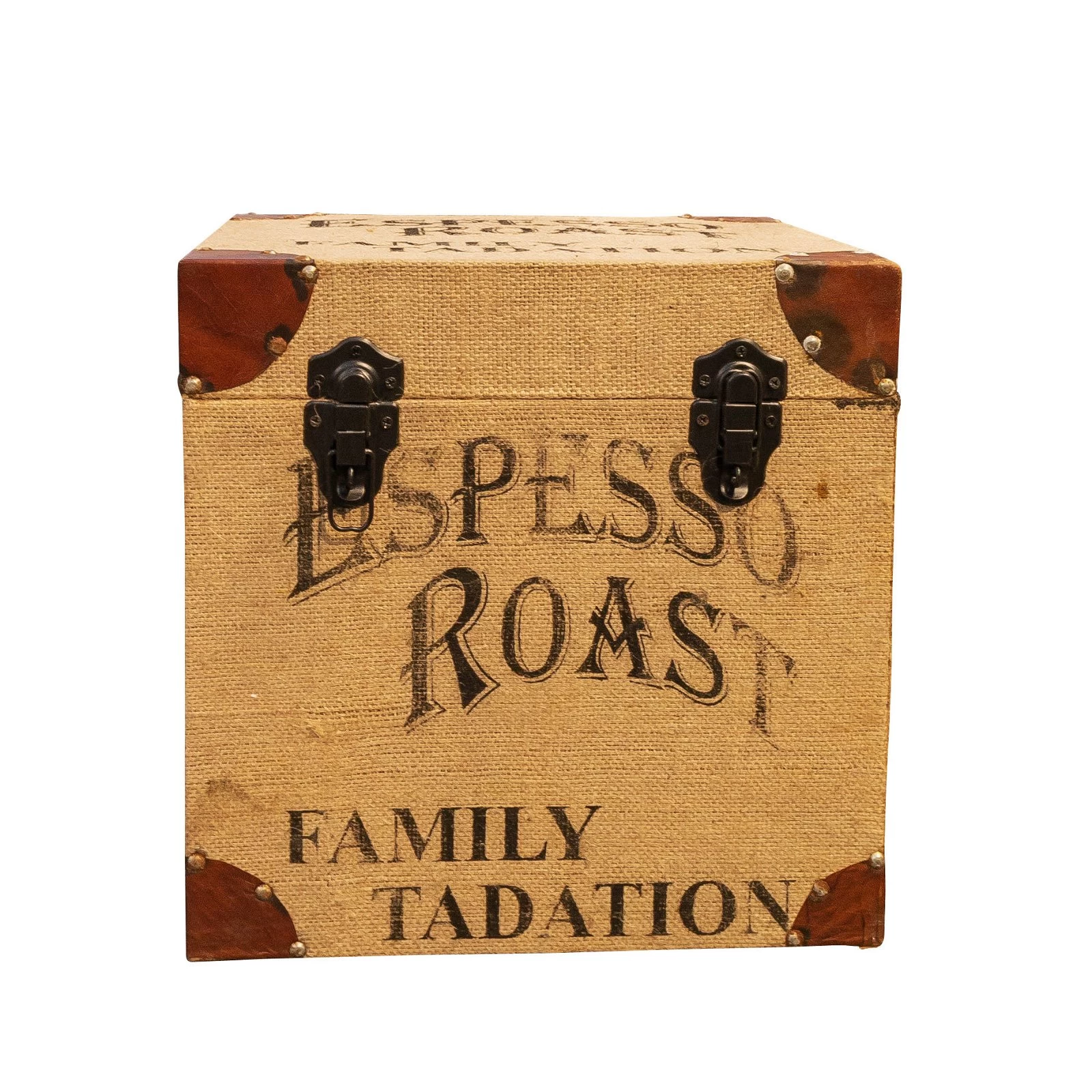 HIMALAYA Truhe Mit Aufdruck, Recyceltes Holz, Ca. Ca. 37 X 37 X 37 Cm 5 HIMALAYA Truhe Mit Aufdruck, Recyceltes Holz, Ca. Ca. 37 X 37 X 37 Cm – Bild 3