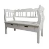 Sitzbank Jack, Antikweiß, 104,5 X 44 X 79,5 Cm -Fashion Garden Store 3980100436 Sitzbank Jack weiss antik Tanne 1 80528