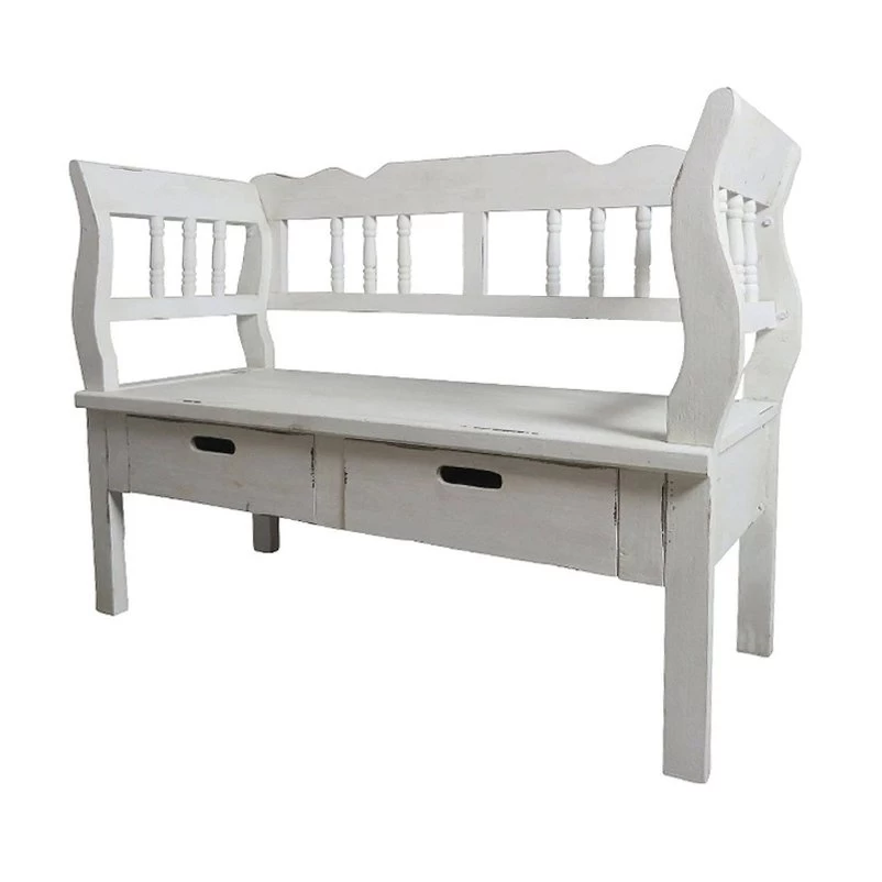 Sitzbank Jack, Antikweiß, 104,5 X 44 X 79,5 Cm 3 Sitzbank Jack, Antikweiß, 104,5 X 44 X 79,5 Cm