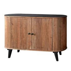 BRONX Kommode, Akazie, Ca. 118 X 40 X 75 Cm -Fashion Garden Store 3980100683 BRONX Kommode stoneschwarz Holz Akazie 3 119544