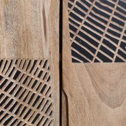 NEPTUN Highboard, Natur, Mango, Ca. 90 X 40 X 150 Cm -Fashion Garden Store 3980100693 NEPTUN Highboard mango natur 1 119567