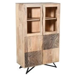 NEPTUN Highboard, Natur, Mango, Ca. 90 X 40 X 150 Cm -Fashion Garden Store 3980100693 NEPTUN Highboard mango natur 4 119569