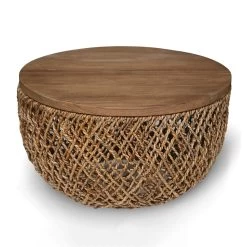 Couchtisch TOKIO Halfball, Natur, Ca. 80 X 80 X 35 Cm