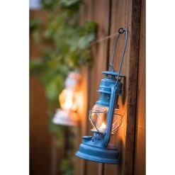 Feuerhand Sturmlaterne 'Baby Special 267', Blau, 26,5 X 13,5 X 15 Cm -Fashion Garden Store 3990100187 feuerhand sturmlaterne 3 121562