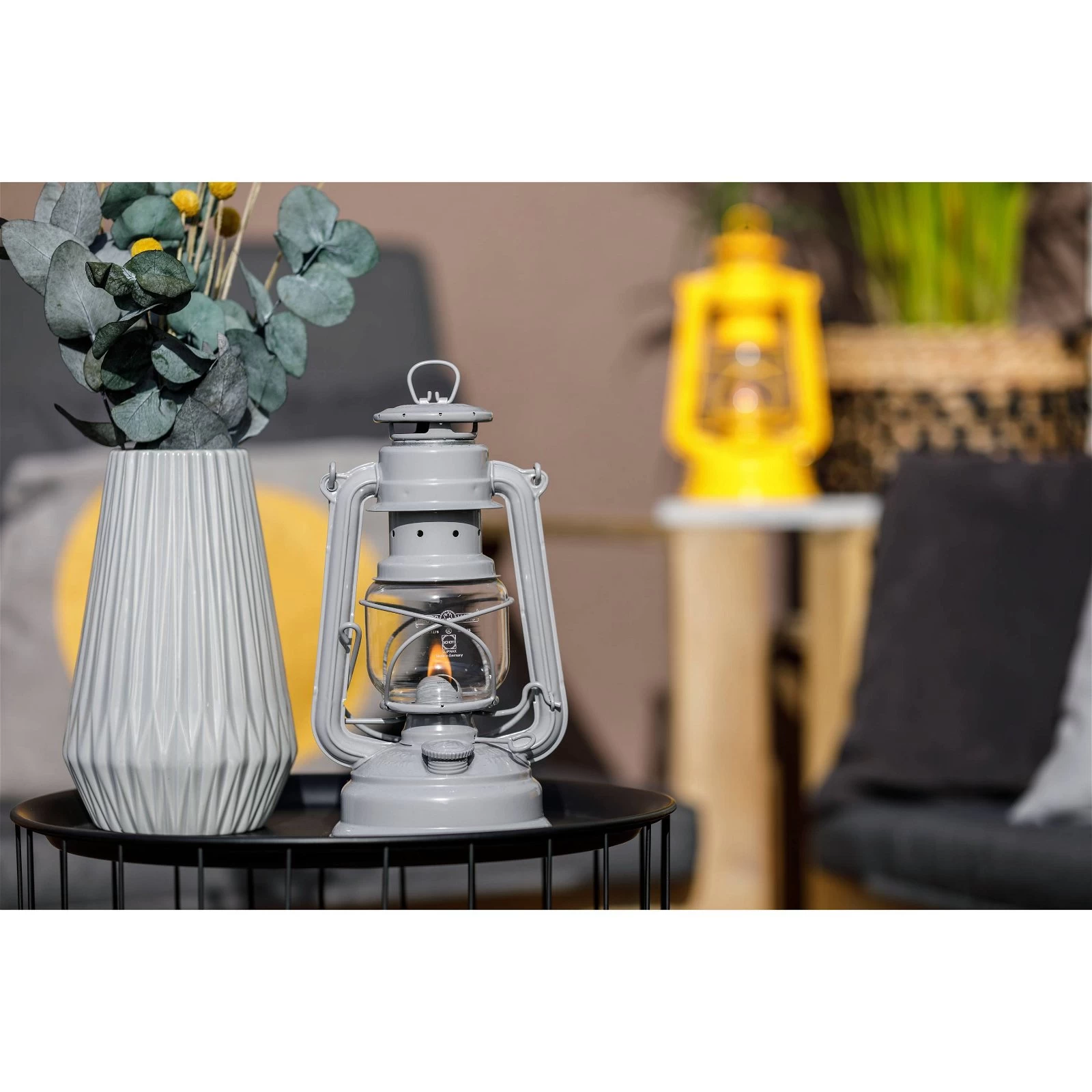 Feuerhand Sturmlaterne 'Baby Special 276', Nordic Grey, 26,5 X 13,5 X 15 Cm 4 Feuerhand Sturmlaterne 'Baby Special 276', Nordic Grey, 26,5 X 13,5 X 15 Cm – Bild 2