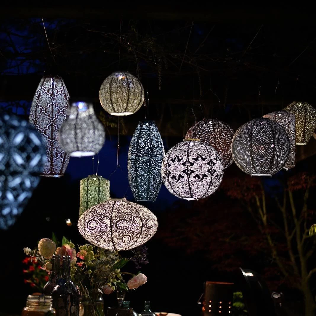 Solarlaterne 'Cylinder 18 Mandela', Light Taupe, Ø 18 X 33 Cm 11 Solarlaterne 'Cylinder 18 Mandela', Light Taupe, Ø 18 X 33 Cm – Bild 9