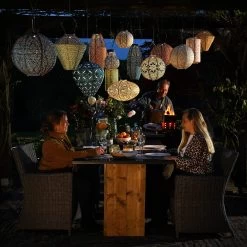 Solarlaterne 'Long Oval 20', Kupfer, Ø 20 X 45 Cm -Fashion Garden Store 72462 lumiz cover2 123927 14