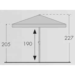 Doppler Rechteckschirm 'Active Paragon', Ca. 180 X 120 Cm -Fashion Garden Store Active 180x120 Abmessung 67392